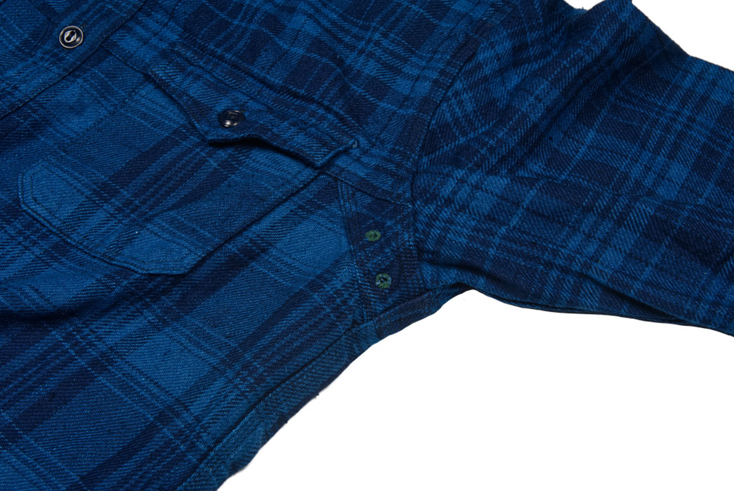 Stevenson-Doubles-Up-on-Plaid-with-Their-Indigo-Dyed-Flannel-Smith-Shirt-down-sleeve-and-pcoket