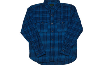 Stevenson-Doubles-Up-on-Plaid-with-Their-Indigo-Dyed-Flannel-Smith-Shirt-front