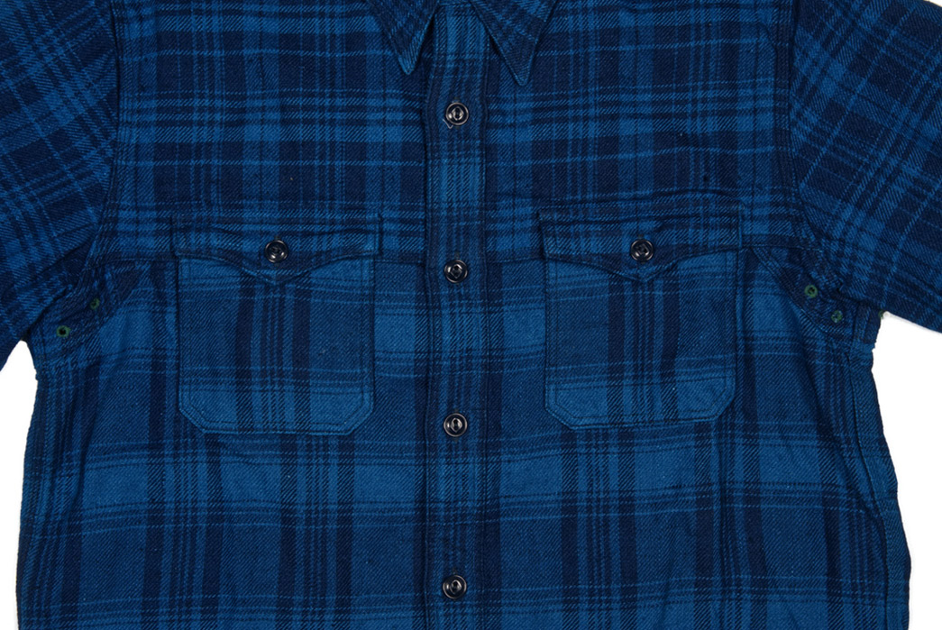 Stevenson-Doubles-Up-on-Plaid-with-Their-Indigo-Dyed-Flannel-Smith-Shirt-front-pockets