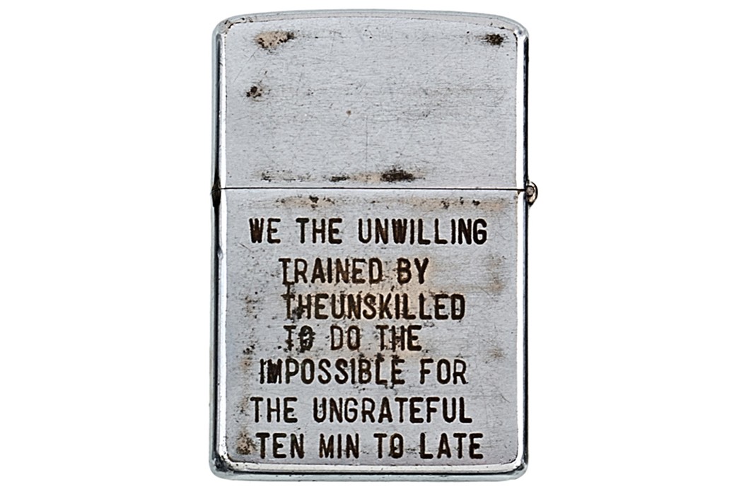The-Lasting-Draw-of-Zippo-Lighters-Vietnam-Lighter-We-the-unwilling-trained-by-the-unskilled-to-do-the-impossible-for-the-ungrateful-ten-min-too-late.-Image-via-Twisted-Snifter.