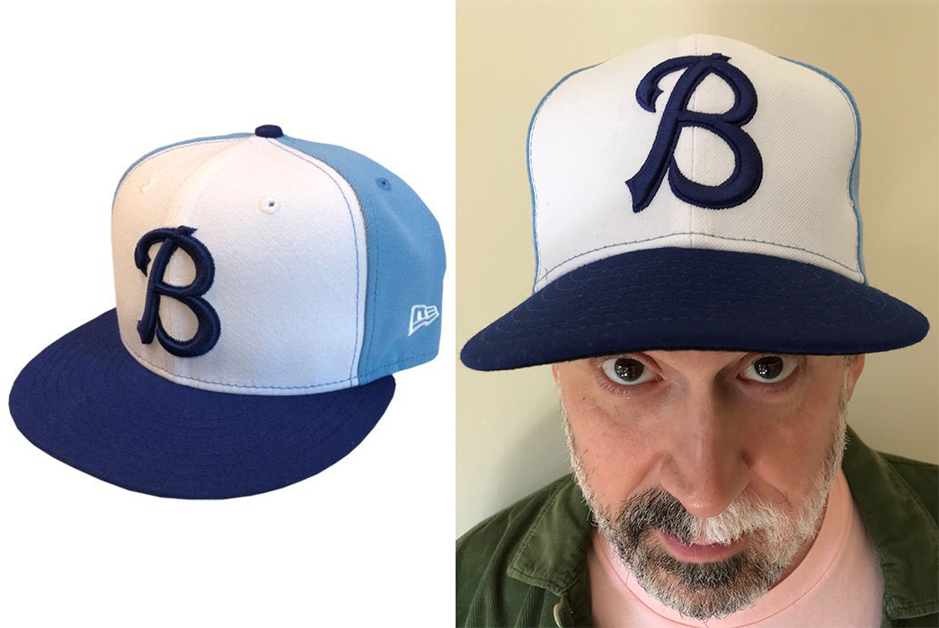 Vintage-Style-Baseball-Caps---Five-Plus-One-(Plus-One-More!)-white-blue