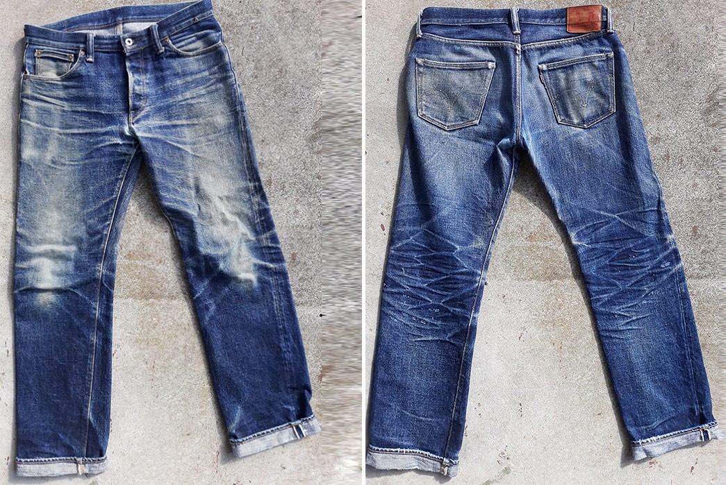 Fade-Friday---Samurai-Jeans-S5000VX-21-oz.-(3-Years,-4-Washes,-1-Soak)-front-back