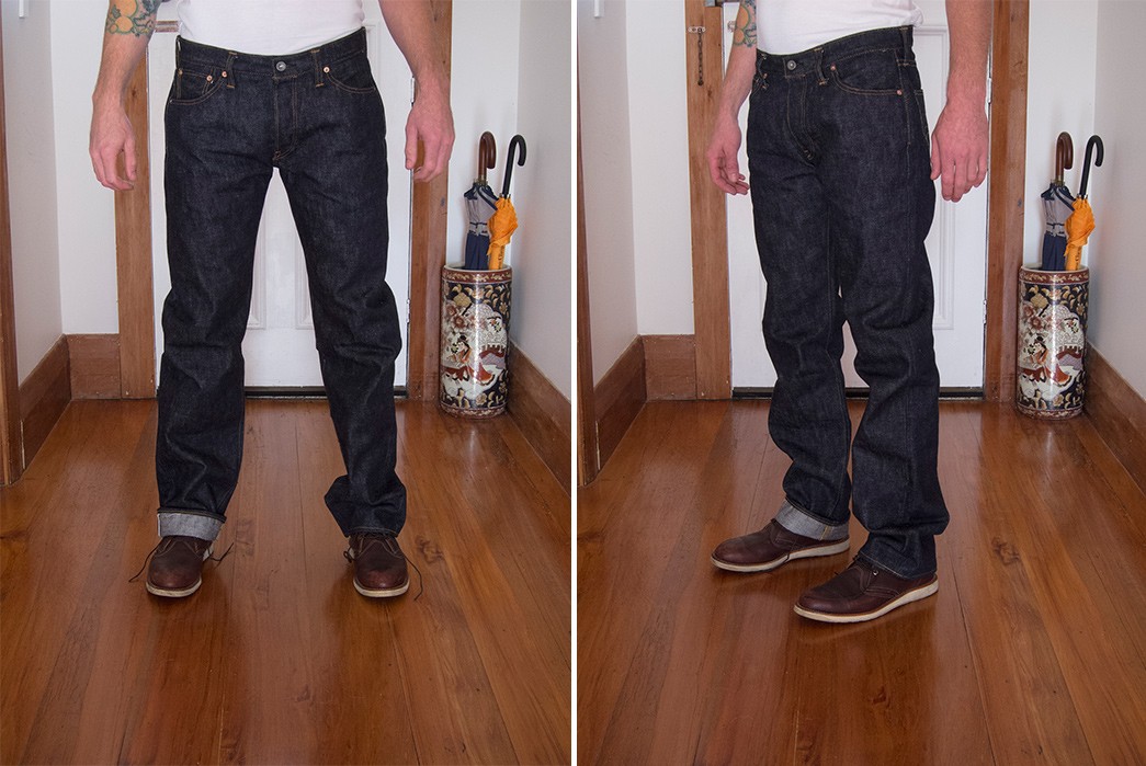 Fade-Friday---Samurai-Jeans-S5000VX-21-oz.-(3-Years,-4-Washes,-1-Soak)-model-front-side