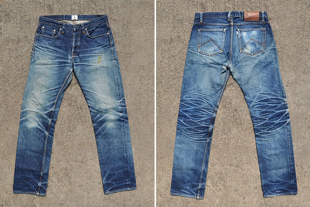Fade-of-the-Day---Aye-Denim-Geometric-Series-V1-16-oz.-(2.5-Years,-Unknown-Washes)-front-back