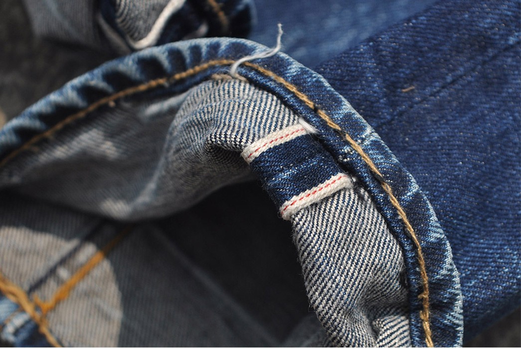 Fade-of-the-Day---Aye-Denim-Geometric-Series-V1-16-oz.-(2.5-Years,-Unknown-Washes)-leg-selvedge-inside-seam