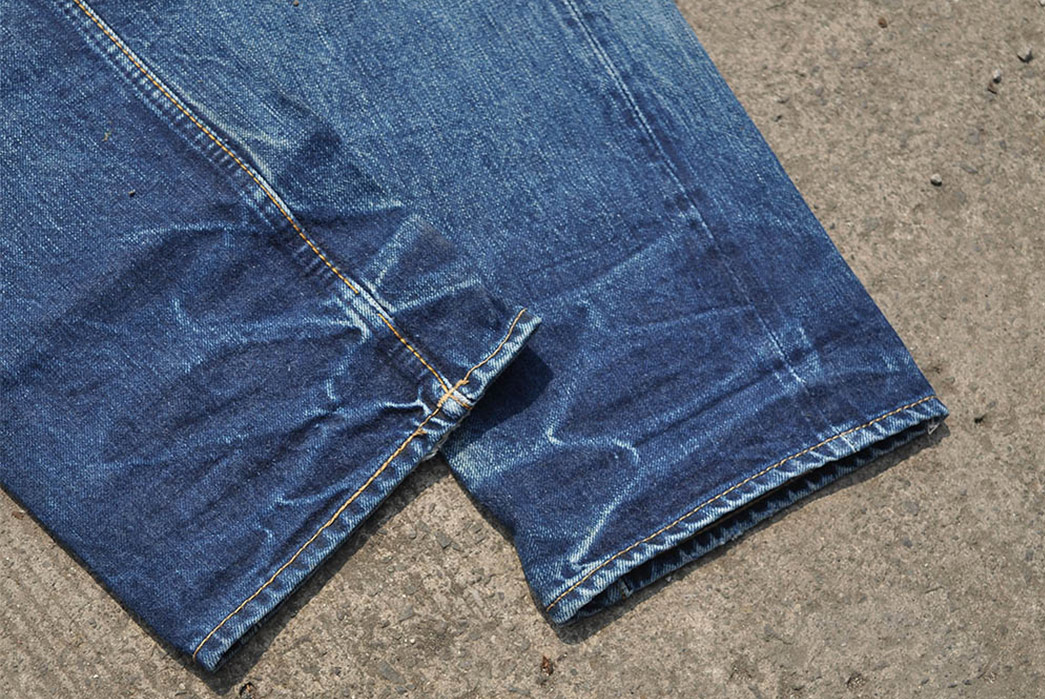 Fade-of-the-Day---Aye-Denim-Geometric-Series-V1-16-oz.-(2.5-Years,-Unknown-Washes)-leg-selvedges-2