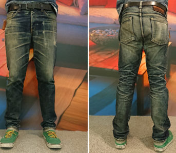 Fade-of-the-Day---Naked-&-Famous-Elephant-5-Weird-Guy-(2.5-Years,-2-Washes,-3-Soaks)-model-front-back