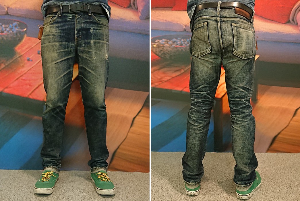 Fade-of-the-Day---Naked-&-Famous-Elephant-5-Weird-Guy-(2.5-Years,-2-Washes,-3-Soaks)-model-front-back