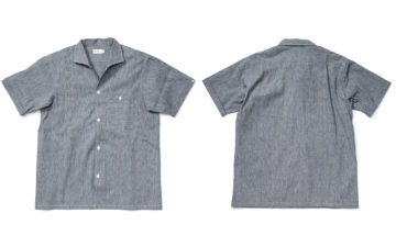 Warehouse-Open-Collar-Shirt-front-back