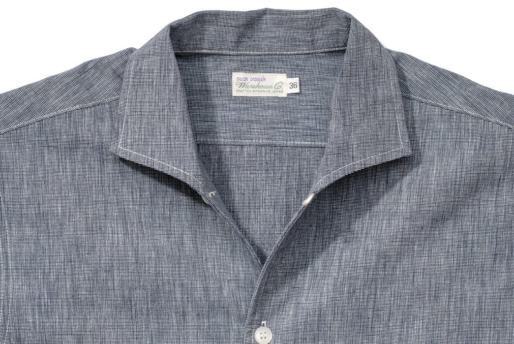 Warehouse-Open-Collar-Shirt-front-collar