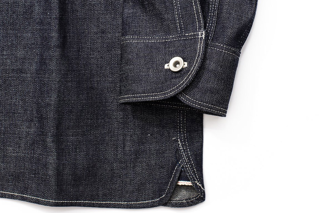 Belafonte-Jazzes-Up-Their-Ragtime-Denim-Shirt-sleeve-and-down-selvedge
