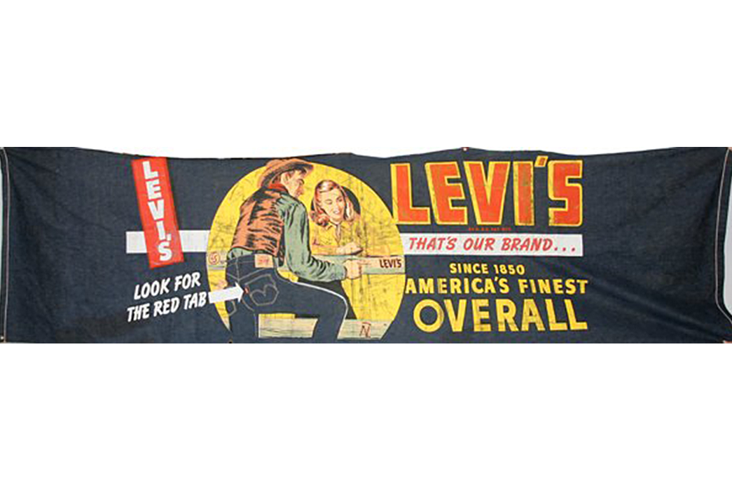 Denim-Banners---Art-and-Advertising-for-a-Simpler-Time-Levi's-banner.-Image-via-Stylesight.