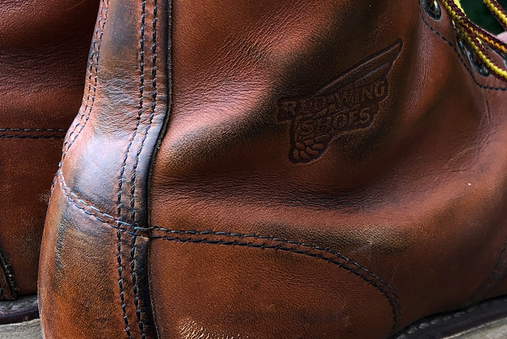 Fade-of-the-Day---Red-Wing-10875-(4.5-Years,-Unknown-Cleanings)-pair-side-and-brand
