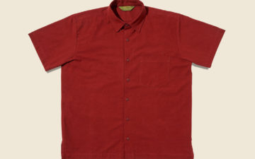 House-of-Land's-Cabana-Shirts-are-Upcycled-and-Vegetable-Dyed-red-front