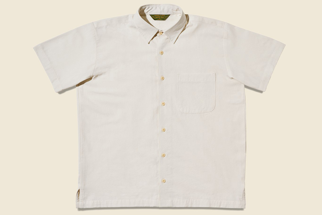House-of-Land's-Cabana-Shirts-are-Upcycled-and-Vegetable-Dyed-white-front