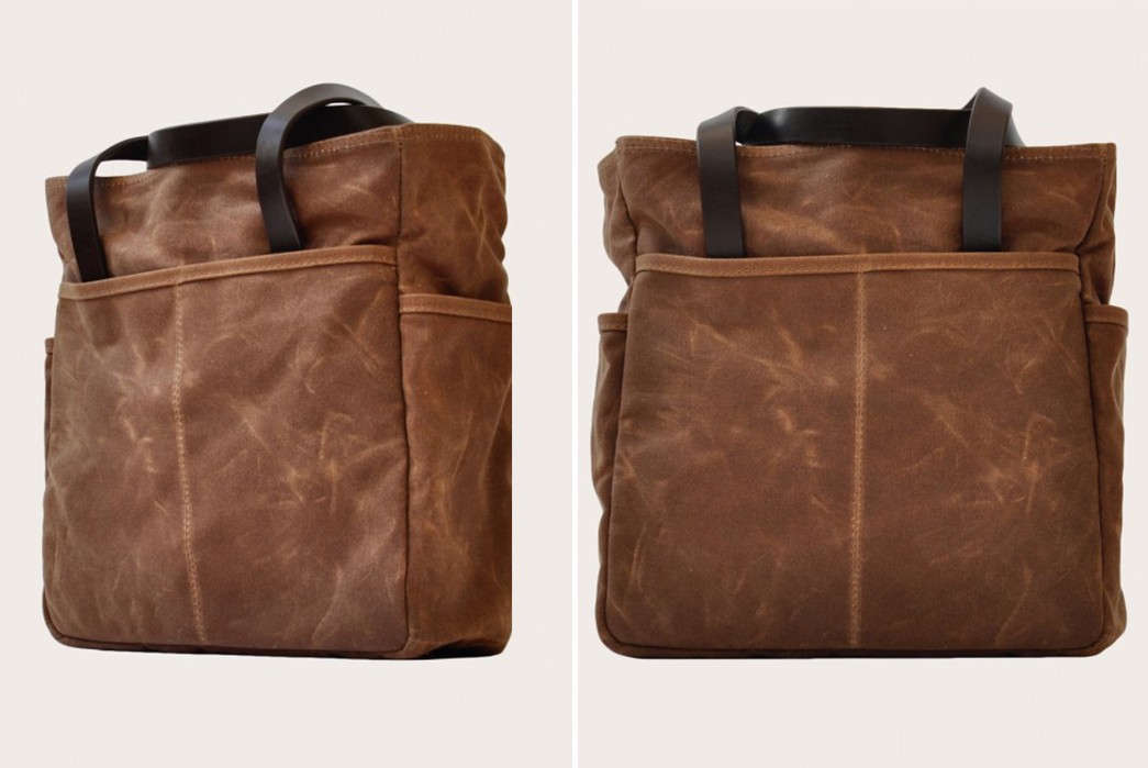 Oak-Street-Bootmakers-Waxed-Canvas-Utility-Tote-side-front