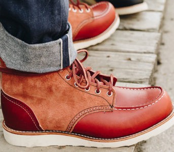 Red-Wing-Heritage's-Latest-Moc-Toe-Mixes-and-Matches-Leathers-model-pair-side