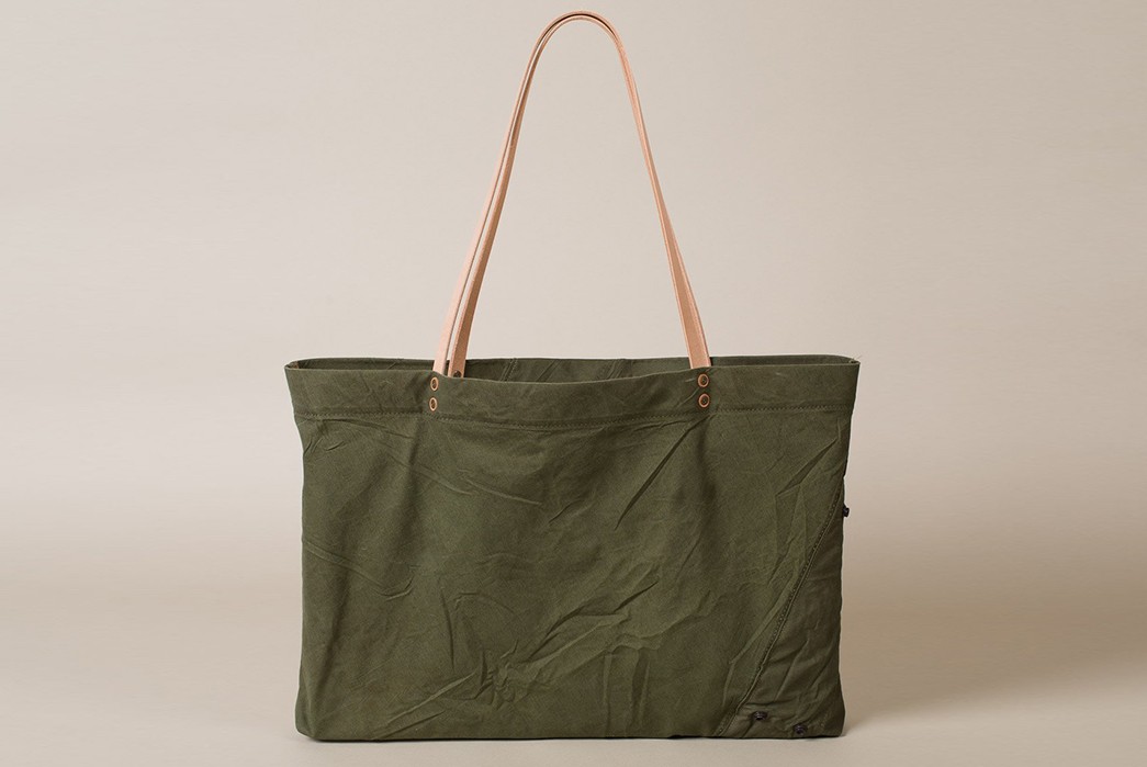Wood-&-Faulk-Summer-Traveler-Tote-are-Made-with-Vintage-Army-Tents-2-back