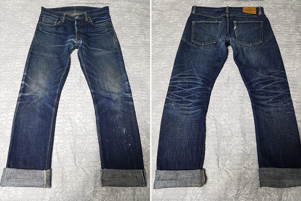 Fade-of-the-Day---Pure-Blue-Japan-XX-18oz.-013-(9-Months,-3-Washes)-front-back