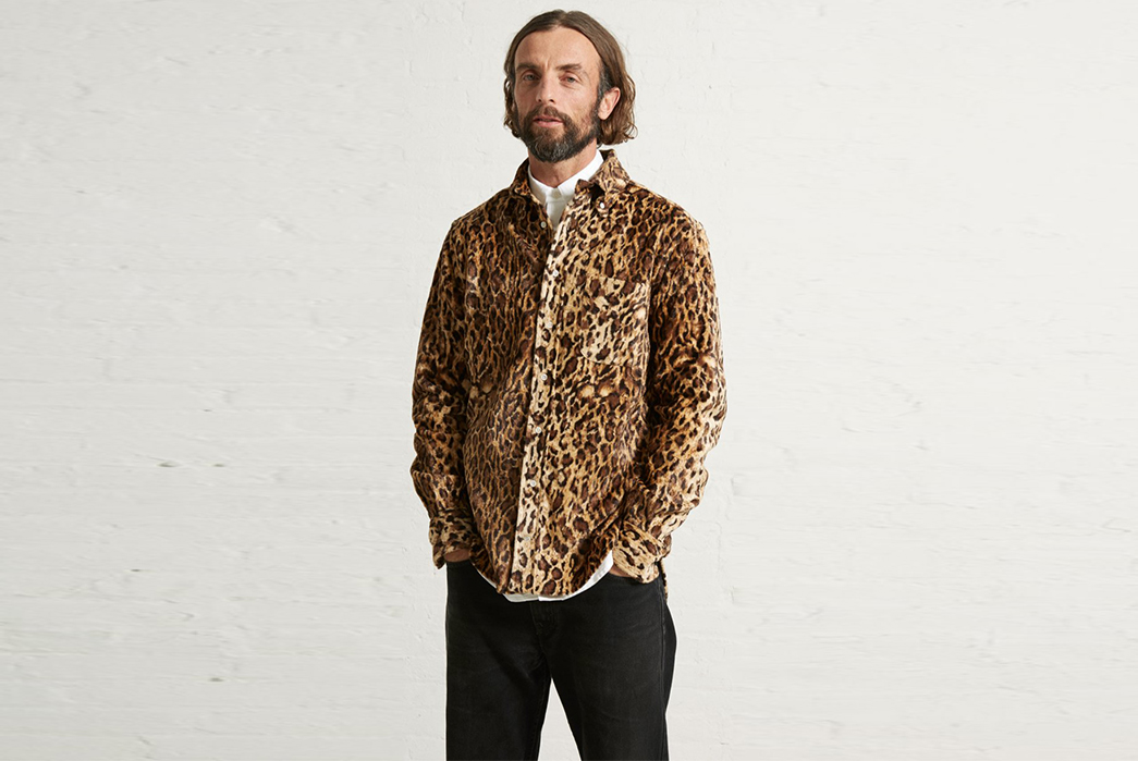 Gitman-Celebrates-40-Years-of-Shirts-front-standing-in-tiger-coat