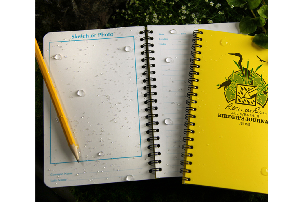 Here-are-Some-Notebooks-of-Note-(That-Aren't-Moleskine) Rite in the Rain's waterproof pages. Image via Rite in the Rain.