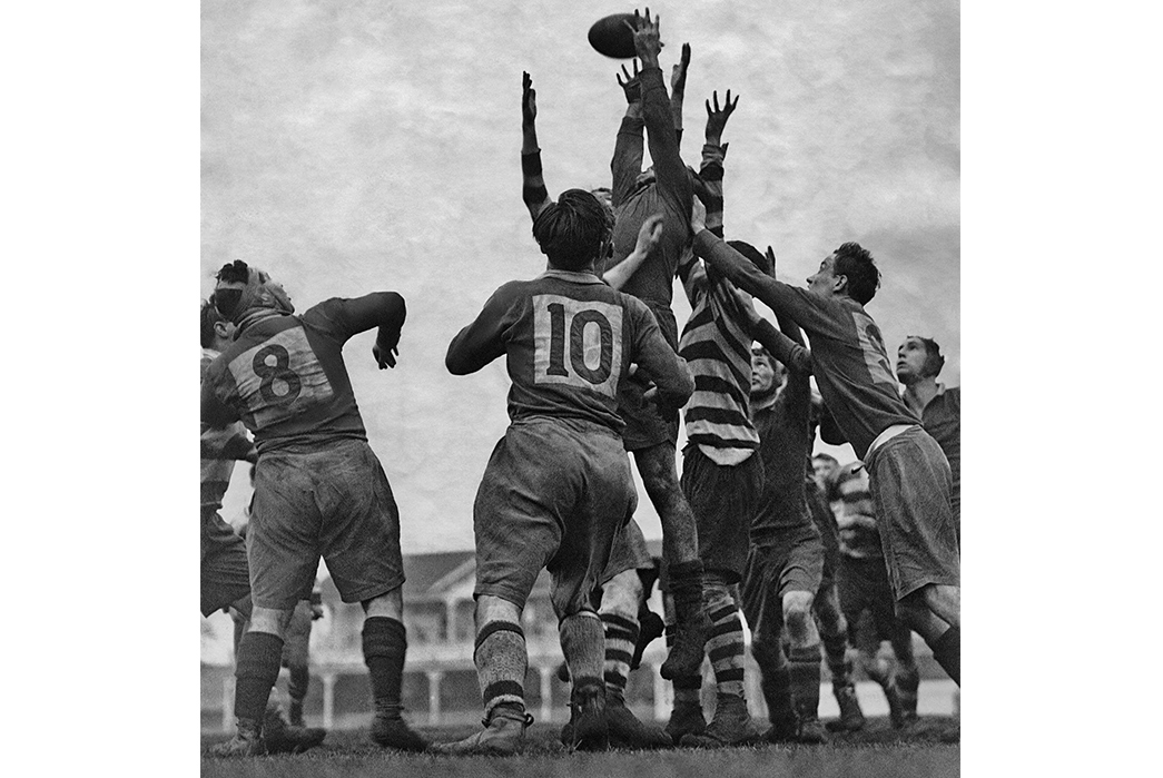 History-of-the-Rugby-Shirt Rugby shirts at play. Image via Pinterest.