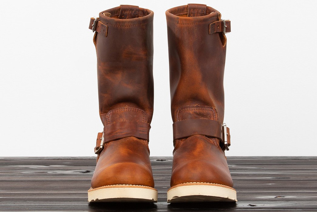 Red-Wing-Japan-Exclusive-Engineer-Boots-Now-at-Standard-&-Strange-pair-front