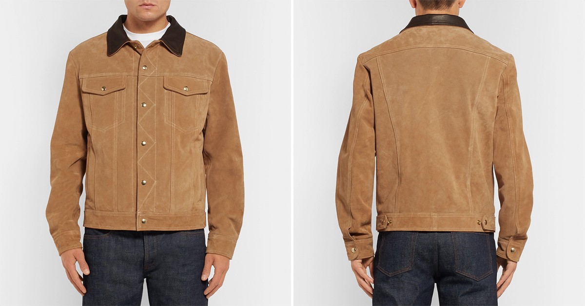 Golden Bear's Suede Trucker Jacket is One to Take to the Grave