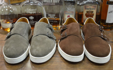 Yep,-John-Lobb-Made-Dub-monk-Sneakers-pairs-grey-and-brown