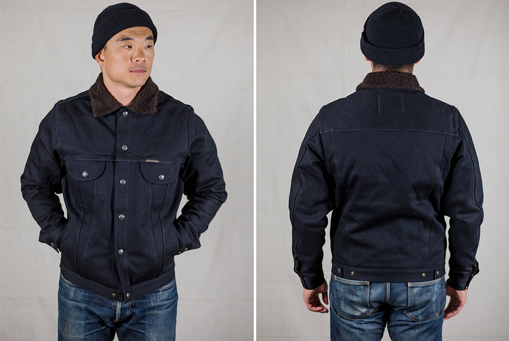 Fade-in-Warmth-with-Indigofera's-Kyle-Sherpa-Jacket-model-front-back