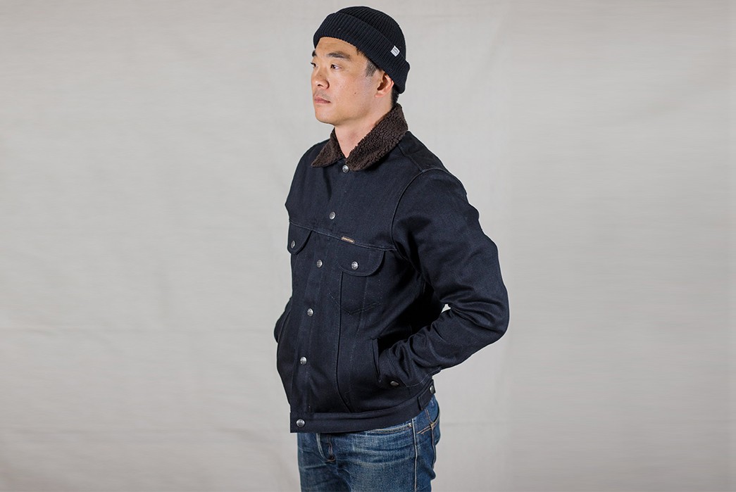 Fade-in-Warmth-with-Indigofera's-Kyle-Sherpa-Jacket-model-front-side