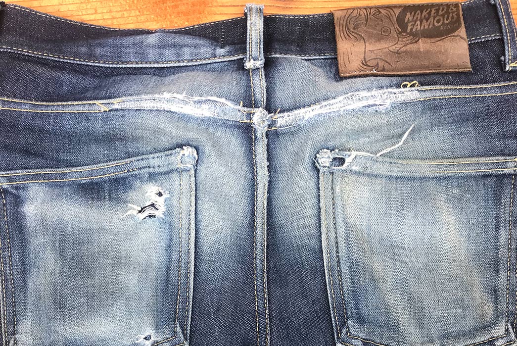 Fade-of-the-Day---Naked-&-Famous-Dry-Broken-Twill-11-oz.-(9-Months,-1-Wash,-6-Soaks)-back-top