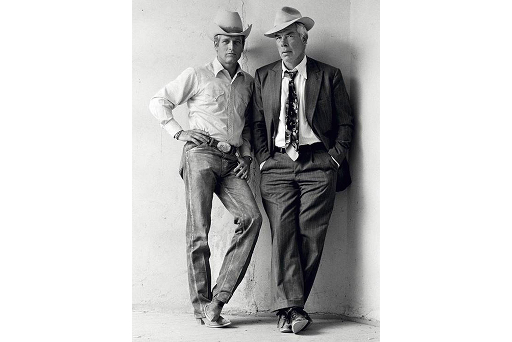 In-Defense-of-the-Boot-Cut Paul Newman and Lee Marvin. Paul in bootcut Lee jeans. Image via 1stdibs.