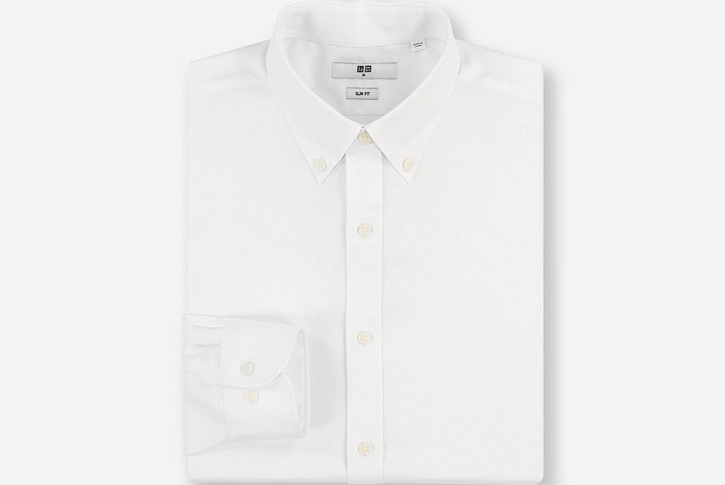 Long-Sleeve-Oxford-Cloth-Button-Downs---Five-Plus-One-3)-Uniqlo-Easy-Care-Stretch-Oxford