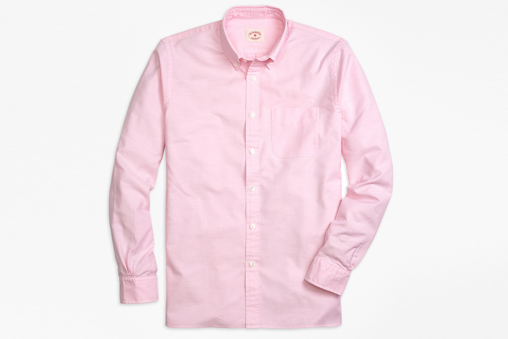 Long-Sleeve-Oxford-Cloth-Button-Downs---Five-Plus-One 1) Brooks Brothers: Solid Oxford Polo Button Down