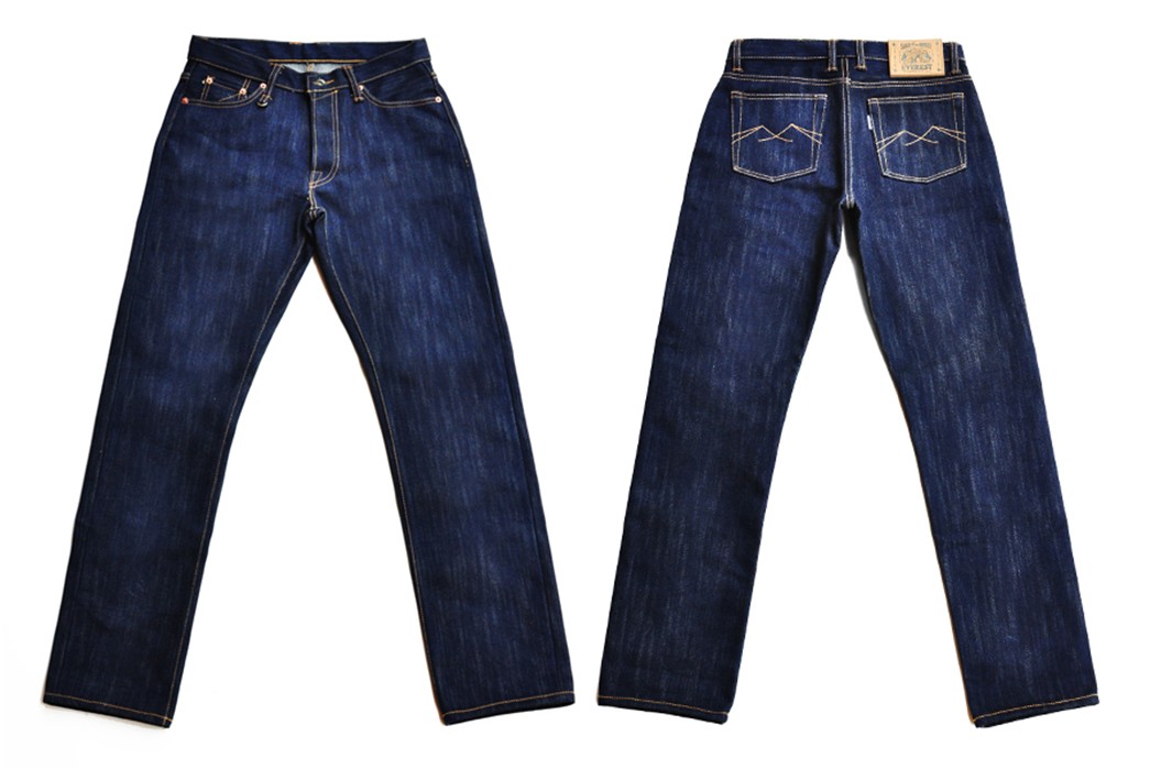 Sage's-6th-Anniversary-is-Celebrated-with-25oz.-Unsanforized-Selvedge-Denim-everest-front-back