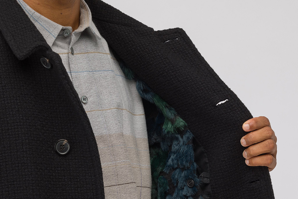 Wool-Overcoat---Five-Plus-One5)-Stephan-Schneider-Weave-Wool-Coat-detailed