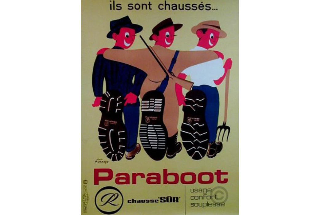Paraboot---A-History-of-a-Brand-You've-Never-Heard-Of Paraboot ad. Image via Ebay.fr
