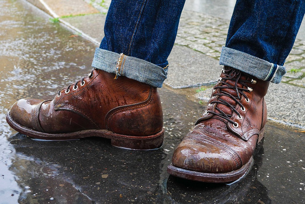 red wing leather upper