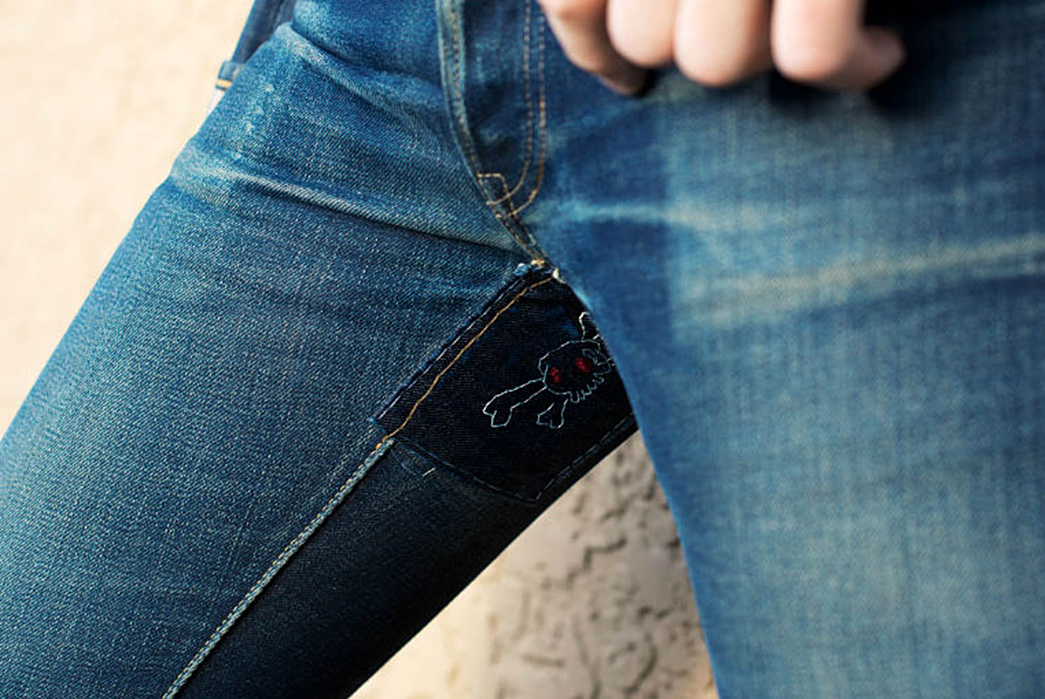 Ways-to-Retire-Your-Jeans-Patch-up-your-blowout.-Image-via-Heddels.