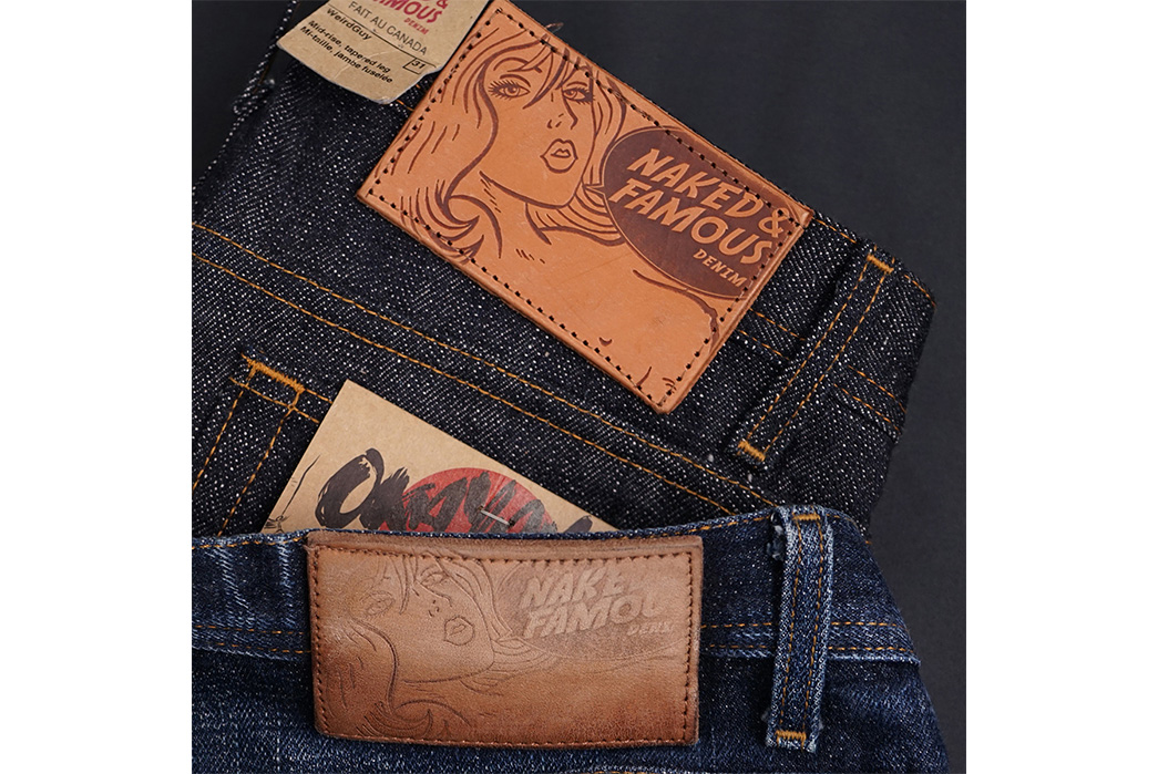 Fade-of-the-Day---Naked-&-Famous-Weird-Guy-Okayama-Spirit-3-(10-Months,-3-Washes,-1-Soak)-back-leather-patches