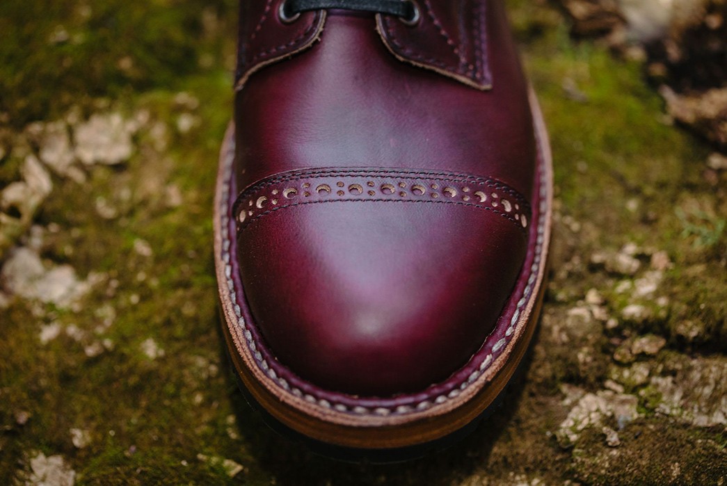 Franklin-and-Poe-Knock-Boots-with-White's-bordeaux-single-front-top