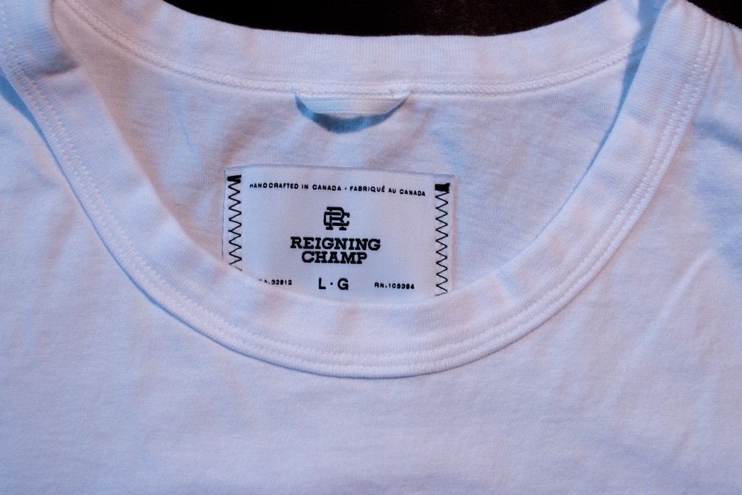 Reigning Champ Ringspun Jersey T Shirt Review