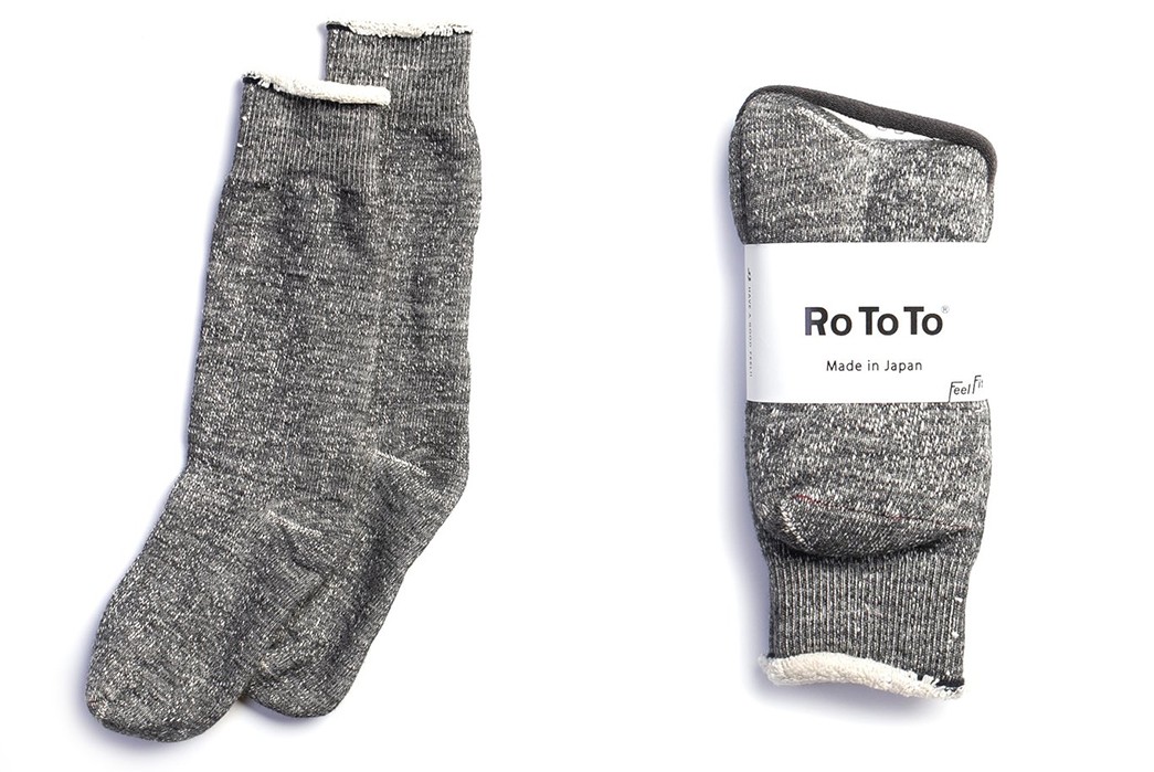 RoToTo-Double-Face-Socks-grey