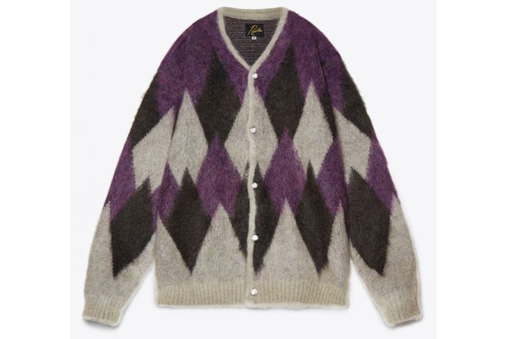 Sweater-Styles-to-Know-Needles-Mohair-Diamond-Cardigan,-available-for-£315-($402USD)-from-18montrose.