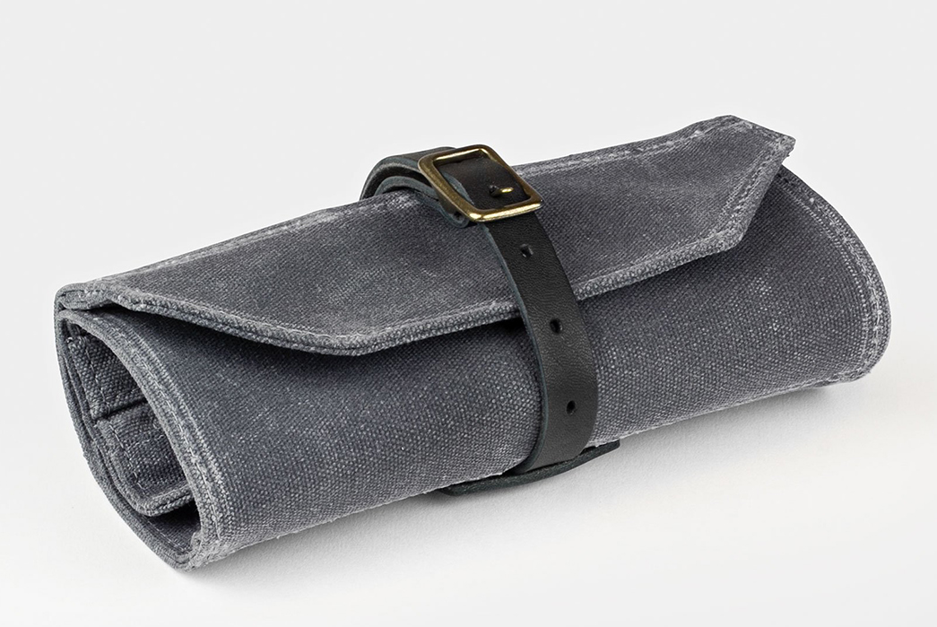 Winter-Session-Waxed-Canvas-Utility-Tool-Rolls-grey-rolled-2