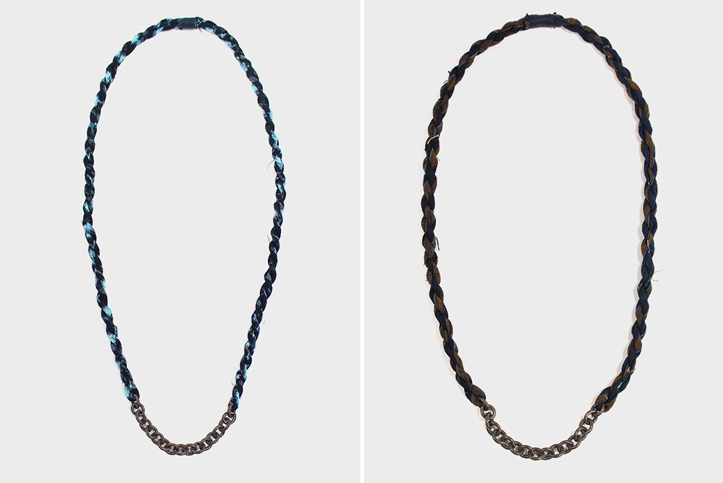 Boet-x-Kiriko-Indigo-Boro-Necklaces-string-blue-and-brown