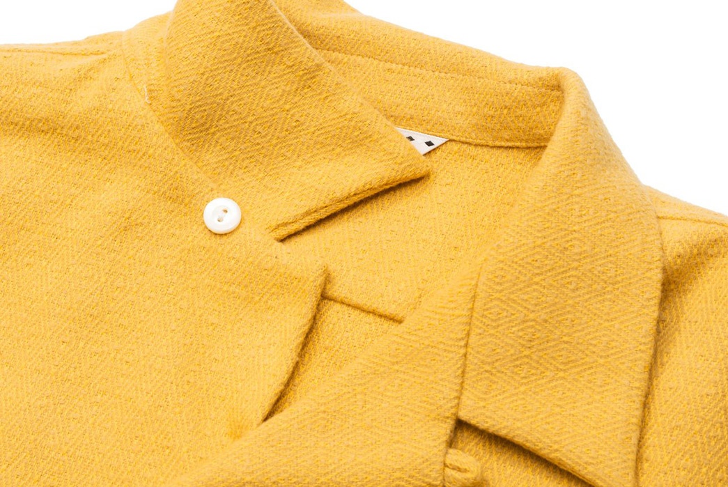 Calee-Open-Collar-Shirts-yellow-front-collar-2