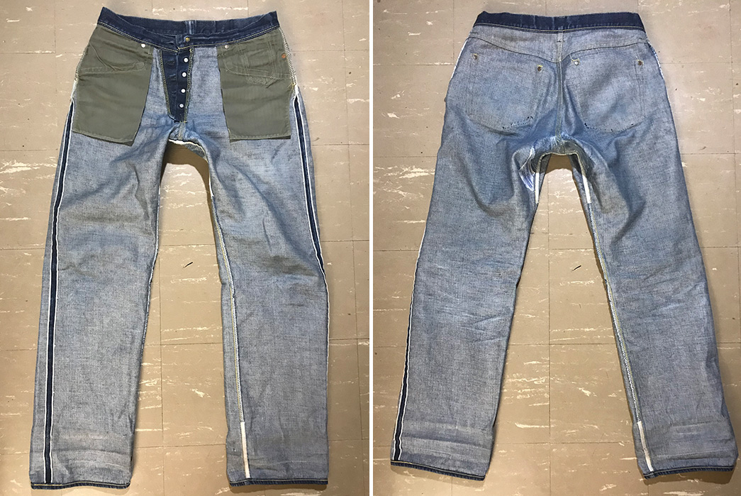 Fade-of-the-Day---Denime-D16SS-254-WW2-(17-Months,-6-Washes,-3-Soaks)-inside-front-back