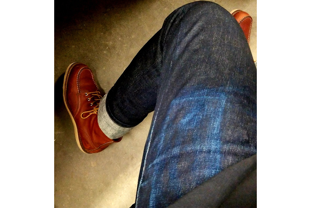 Fade-of-the-Day---RRL-Slim-Narrow-(11-Months,-0-Washes)-on-model